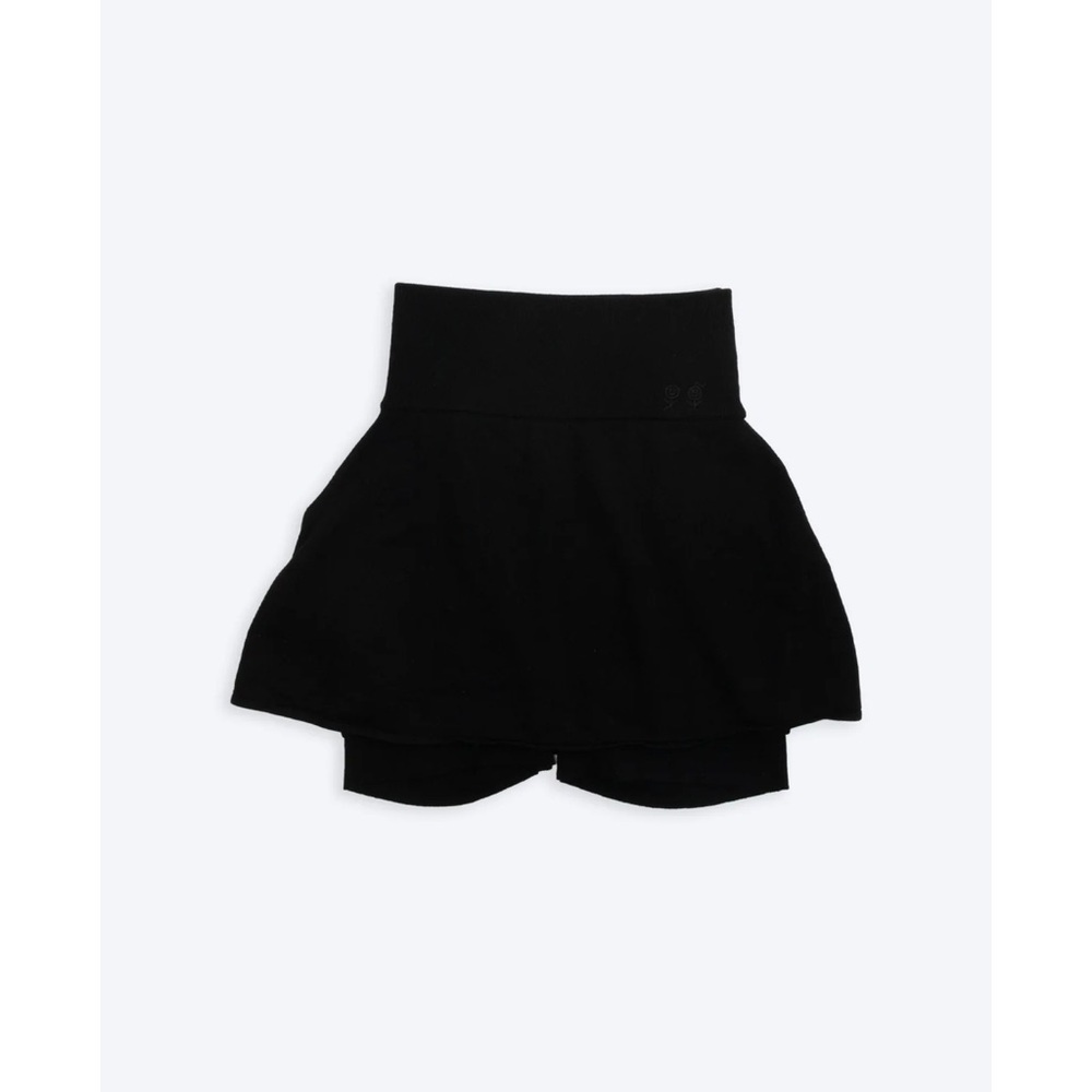 NEW URBAN SOPHISTICATION Cher Skort Feeels Hot Black Size Small
